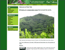 Tablet Screenshot of plant-talk.org